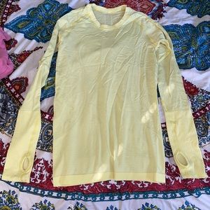 Lululemon yellow swiftly tech long sleeve